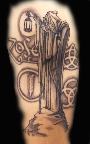 Black and Gray tattoos Tattoos zeppelin gods